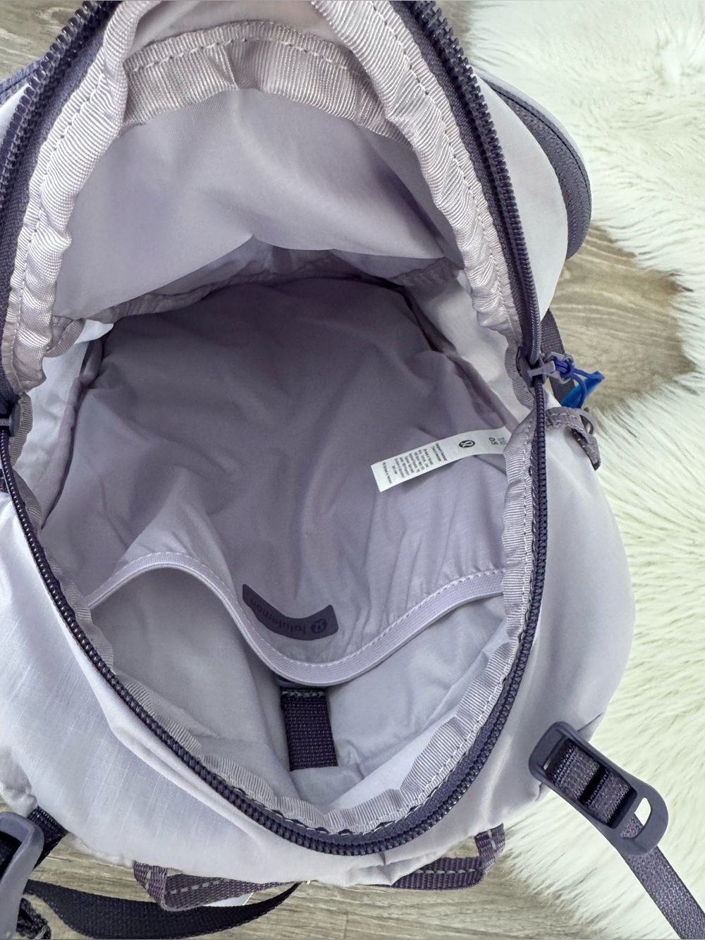LULULEMON All Sport Backpack 10L Faint Lavender/Grape Mist  *Reflective - Picture 5 of 16